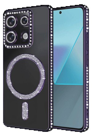 LRZ02 Xiaomi Redmi 13C Joke Simli Magneticsafe Kılıf - Derin Mor&hellip;