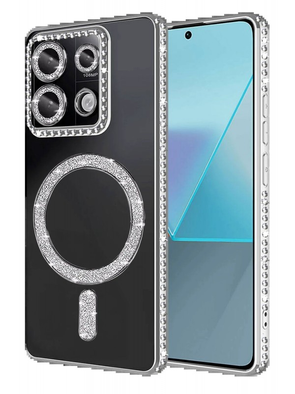 LRZ02 Xiaomi Redmi 13C Joke Simli Magneticsafe Kılıf - Gümüş&hellip;