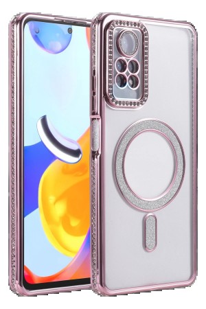 LRZ02 Xiaomi Redmi Note 12 Pro 4G Joke Simli Magneticsafe Kılıf - Pembe&hellip;