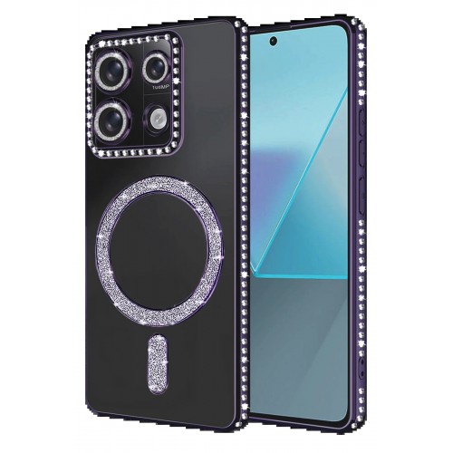LRZ02 Xiaomi Redmi Note 13 Pro 4G Joke Simli Magneticsafe Kılıf - Derin Mor LRZ02 Xiaomi Redmi Note 13 Pro 4G Joke Simli Magneticsafe Kılıf - Derin Mor