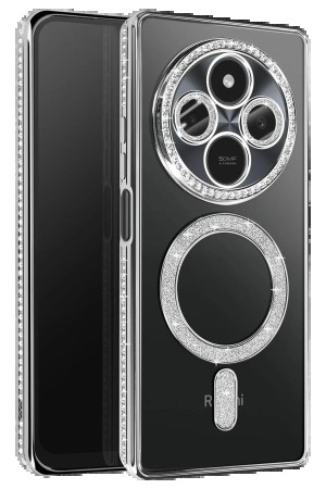 LRZ02 Xiaomi Redmi 14C Joke Simli Magneticsafe Kılıf - Gümüş&hellip;