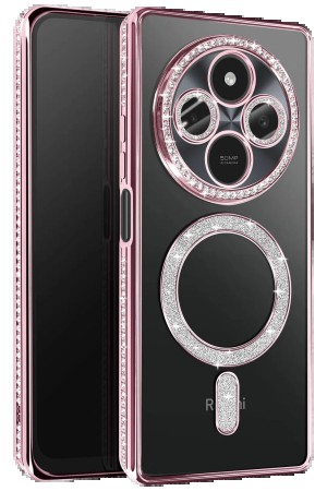 LRZ02 Xiaomi Redmi 14C Joke Simli Magneticsafe Kılıf - Pembe&hellip;