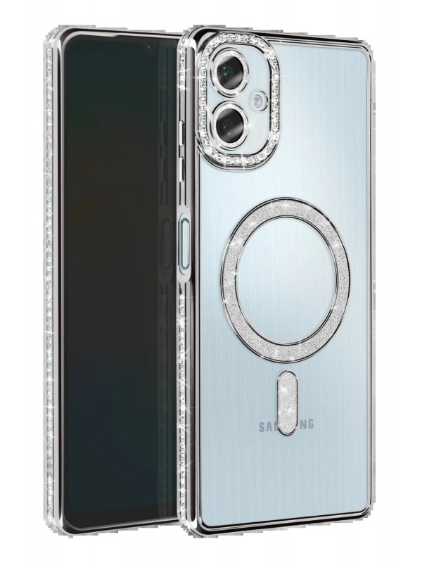 LRZ02 Samsung Galaxy A06 Joke Simli Magneticsafe Kılıf - Gümüş&hellip;