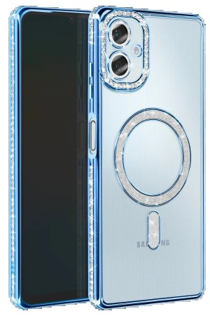 LRZ02 Samsung Galaxy A06 Joke Simli Magneticsafe Kılıf - Mavi&hellip;