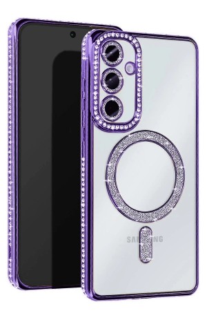 LRZ02 Samsung Galaxy A16 5G Joke Simli Magneticsafe Kılıf - Derin Mor&hellip;