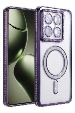 LRZ02 Xiaomi Mi 14T Pro Joke Simli Magneticsafe Kılıf - Derin Mor&hellip;