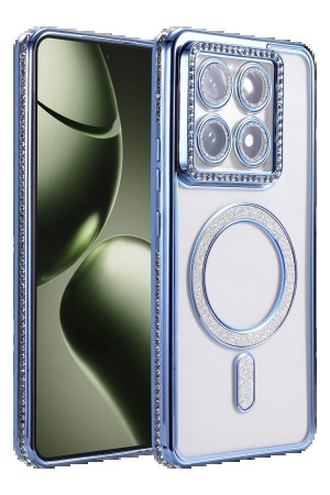 LRZ02 Xiaomi Mi 14T Pro Joke Simli Magneticsafe Kılıf - Mavi&hellip;