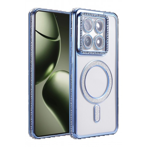 LRZ02 Xiaomi Mi 14T Pro Joke Simli Magneticsafe Kılıf - Mavi