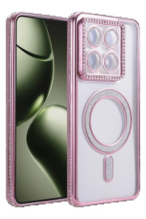 LRZ02 Xiaomi Mi 14T Pro Joke Simli Magneticsafe Kılıf - Pembe&hellip;