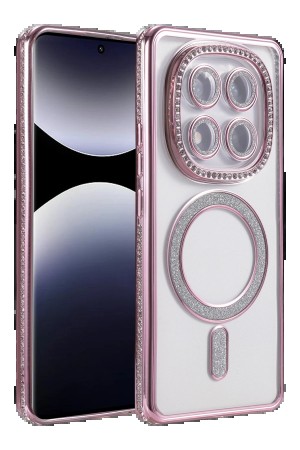 LRZ02 Xiaomi Redmi Note 14 Pro 4G Joke Simli Magneticsafe Kılıf - Pembe&hellip;