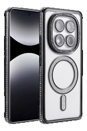 LRZ02 Xiaomi Redmi Note 14 Pro 5G Joke Simli Magneticsafe Kılıf - Siyah&hellip;