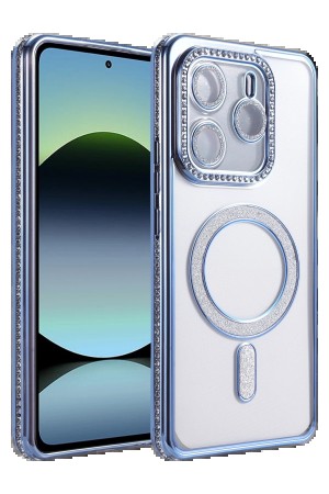 LRZ02 Xiaomi Redmi Note 14 4G Joke Simli Magneticsafe Kılıf - Mavi&hellip;