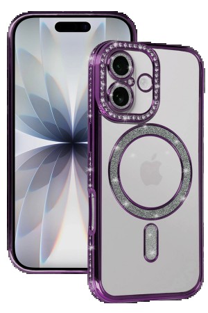 LRZ02 Apple iPhone 17 Joke Simli Magneticsafe Kılıf - Derin Mor&hellip;