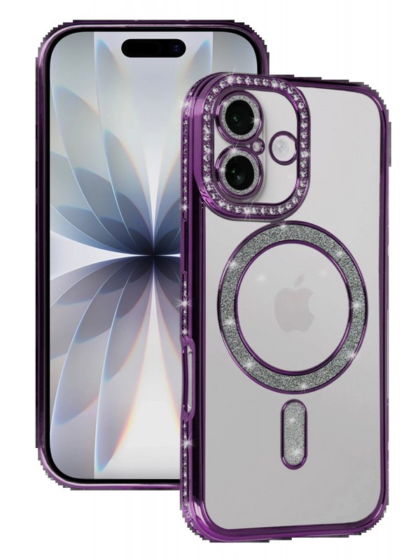 LRZ02 Apple iPhone 17 Joke Simli Magneticsafe Kılıf - Derin Mor&hellip;