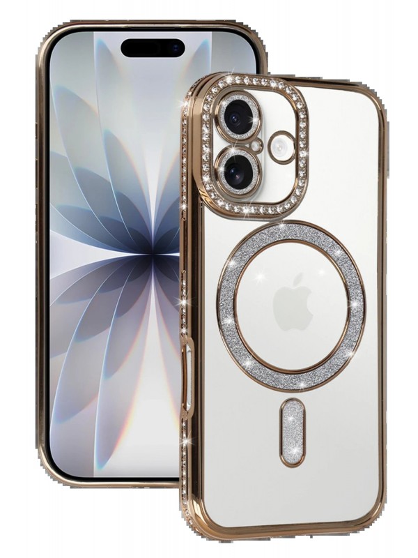 LRZ02 Apple iPhone 17 Joke Simli Magneticsafe Kılıf - Gold&hellip;