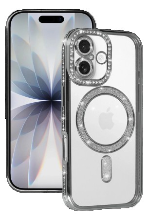 LRZ02 Apple iPhone 17 Joke Simli Magneticsafe Kılıf - Gümüş&hellip;