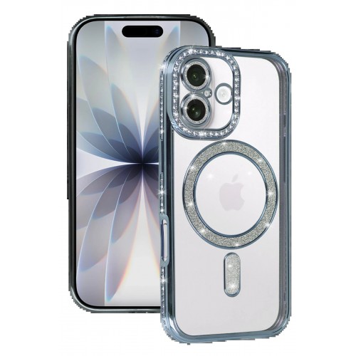 LRZ02 Apple iPhone 17 Joke Simli Magneticsafe Kılıf - Mavi