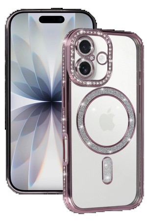 LRZ02 Apple iPhone 17 Joke Simli Magneticsafe Kılıf - Pembe&hellip;