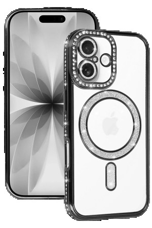 LRZ02 Apple iPhone 17 Joke Simli Magneticsafe Kılıf - Siyah&hellip;