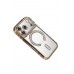 LRZ02 Apple iPhone 17 Pro Joke Simli Magneticsafe Kılıf - Gold