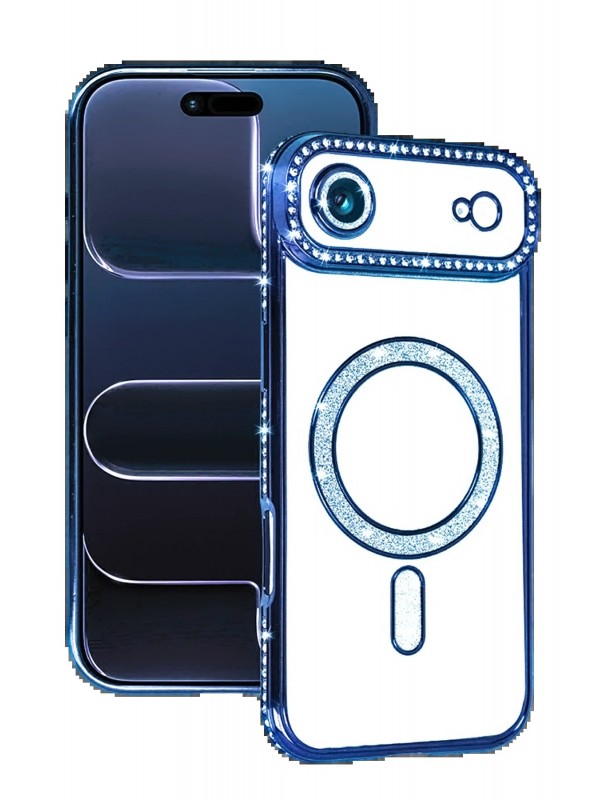 LRZ02 Apple iPhone 17 Air Joke Simli Magneticsafe Kılıf - Mavi&hellip;