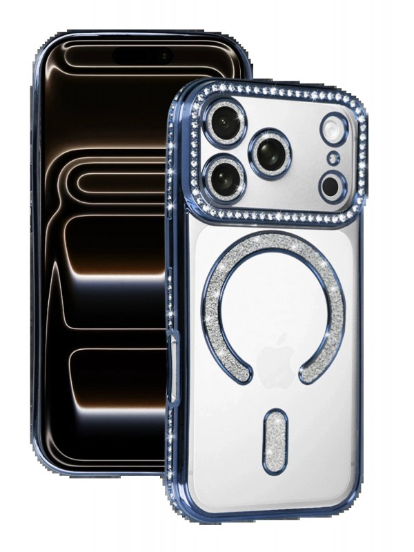 LRZ02 Apple iPhone 17 Pro Max Joke Simli Magneticsafe Kılıf - Mavi&hellip;