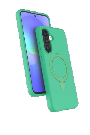 LRZ02 Samsung Galaxy A17 5G Regal Magsafe Standlı Kapak - Yeşil&hellip;