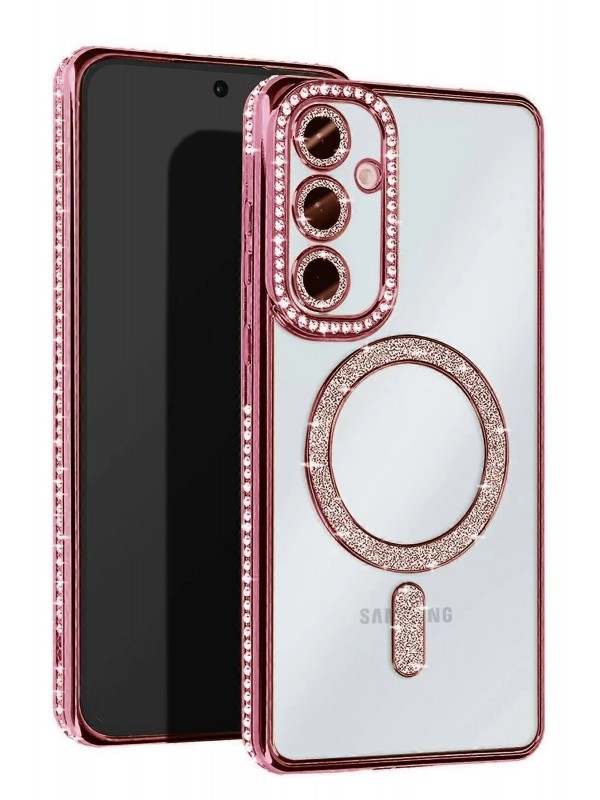 LRZ02 Samsung Galaxy A17 5G Joke Simli Magneticsafe Kılıf - Pembe&hellip;