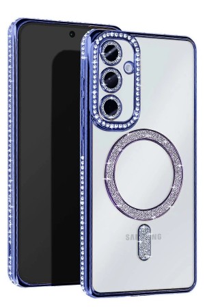 LRZ02 Samsung Galaxy S25 FE Joke Simli Magneticsafe Kılıf - Mavi&hellip;