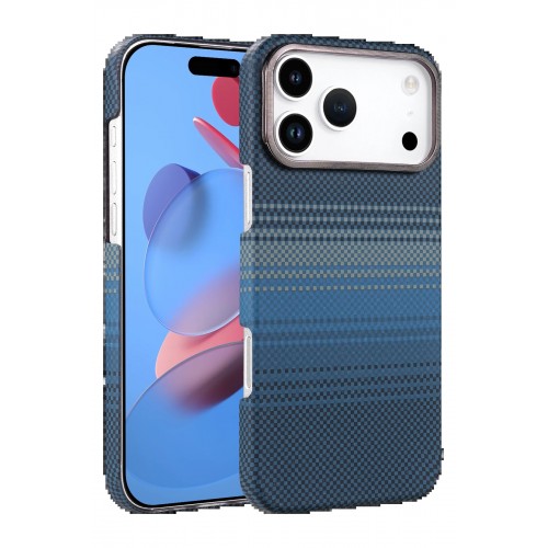 LRZ02 Apple iPhone 17 Pro Max Vega Magsafe Kapak - Mavi