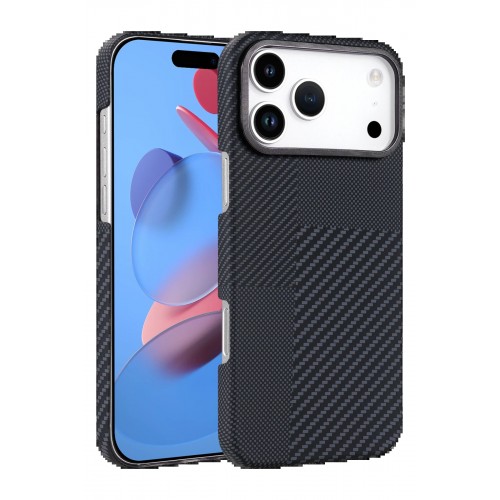 LRZ02 Apple iPhone 17 Pro Max Vega Magsafe Kapak - Siyah