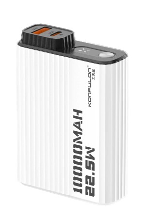 LRZ02 A40Q 10.000 mAh PD 20W Mini Powerbank - Siyah-Beyaz&hellip;