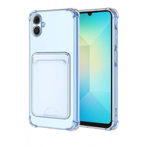 LRZ02 Samsung Galaxy A07 4G Kart Şeffaf Silikon - Şeffaf