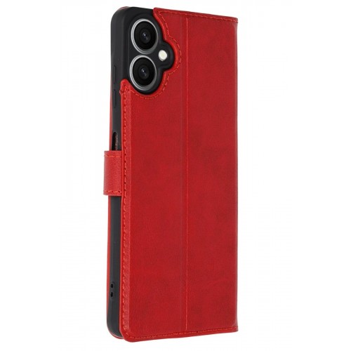 LRZ02 Samsung Galaxy A07 4G Trend S Plus Kapaklı Kılıf - Kırmızı