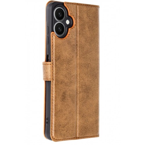 LRZ02 Samsung Galaxy A07 4G Trend S Plus Kapaklı Kılıf - Taba