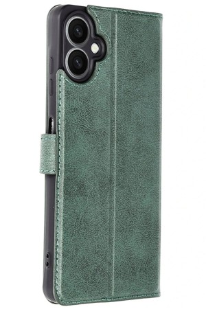 LRZ02 Samsung Galaxy A07 4G Trend S Plus Kapaklı Kılıf - Yeşil&hellip;