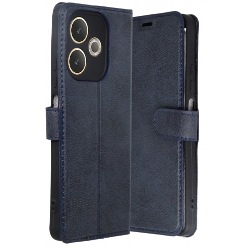 LRZ02 Oppo A5 Pro 4G Trend S Plus Kapaklı Kılıf - Lacivert