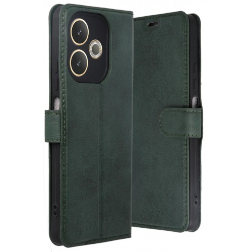 LRZ02 Oppo A5 Pro 4G Trend S Plus Kapaklı Kılıf - Yeşil