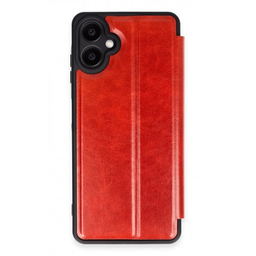 LRZ02 Samsung Galaxy A07 4G Flip Cover - Kırmızı