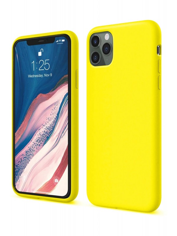 LRZ02 iPhone 11 Pro Kılıf First Silikon - Sarı&hellip;