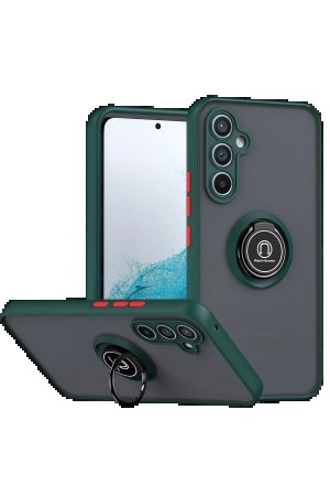 LRZ02 Samsung Galaxy S25 FE Montreal Yüzüklü Silikon Kapak - Yeşil&hellip;