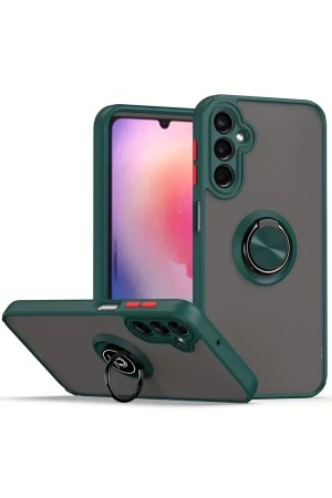 LRZ02 Samsung Galaxy A17 5G Montreal Yüzüklü Silikon Kapak - Yeşil&hellip;