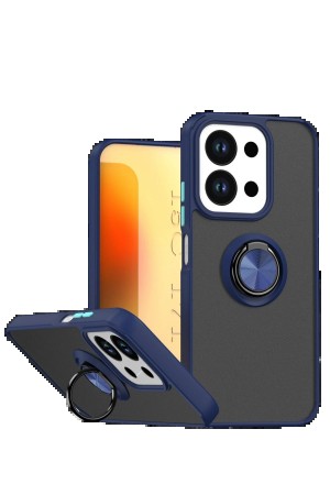 LRZ02 Xiaomi Redmi 15C 4G Montreal Yüzüklü Silikon Kapak - Lacivert&hellip;