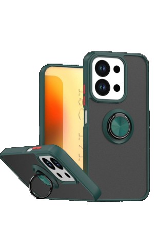 LRZ02 Xiaomi Redmi 15C 4G Montreal Yüzüklü Silikon Kapak - Yeşil&hellip;