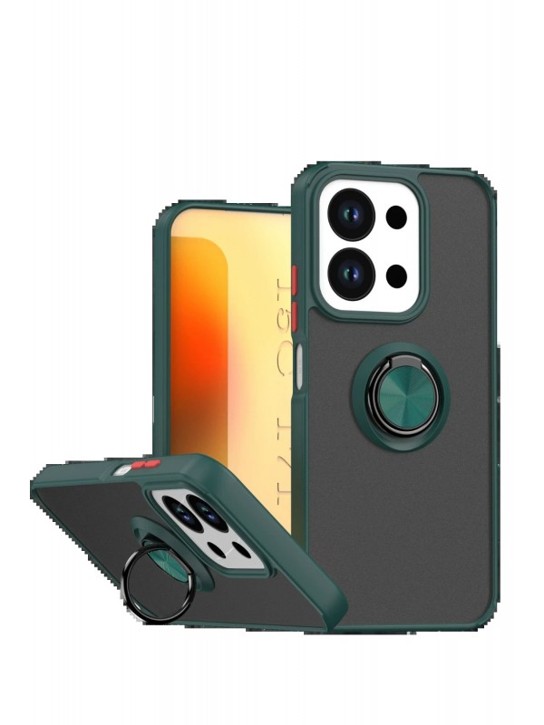 LRZ02 Xiaomi Redmi 15C 4G Montreal Yüzüklü Silikon Kapak - Yeşil&hellip;