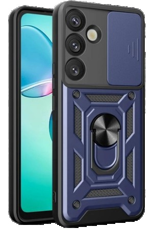 LRZ02 Samsung Galaxy S25 FE Pars Lens Yüzüklü Silikon - Lacivert&hellip;