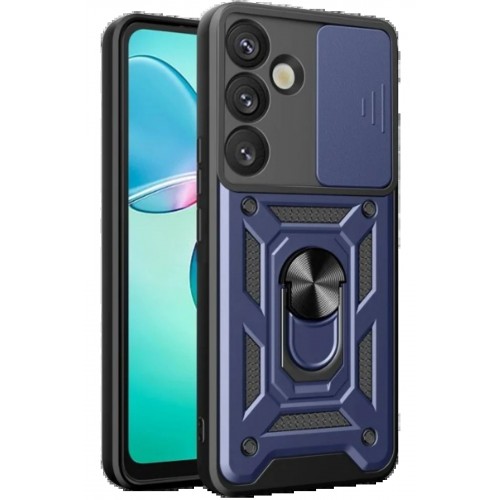 LRZ02 Samsung Galaxy A17 5G Pars Lens Yüzüklü Silikon - Lacivert