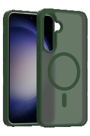 LRZ02 Samsung Galaxy S25 FE Jota Magsafe Kapak - Koyu Yeşil&hellip;
