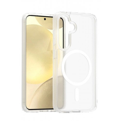 LRZ02 Samsung Galaxy S25 FE Jota Magsafe Kapak - Şeffaf