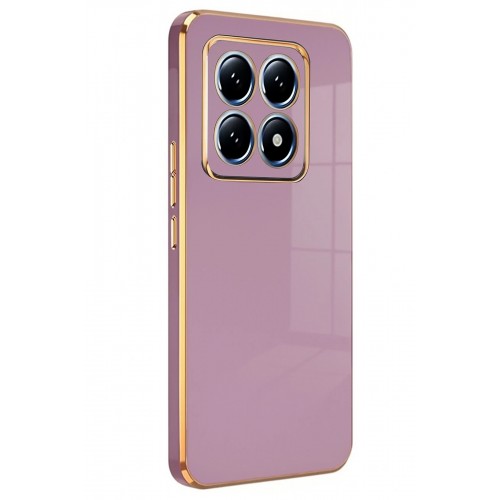 LRZ02 Xiaomi Mi 14T Pro Volet Silikon - Mor